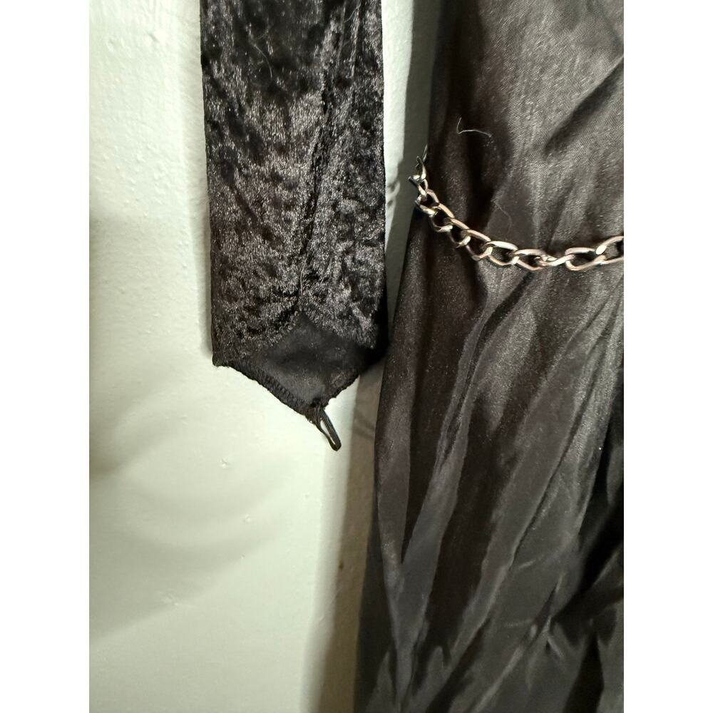 The Wizard of Oz Wicked Witch Elphaba green and black maxi dress‎ costume - Picture 10 of 13